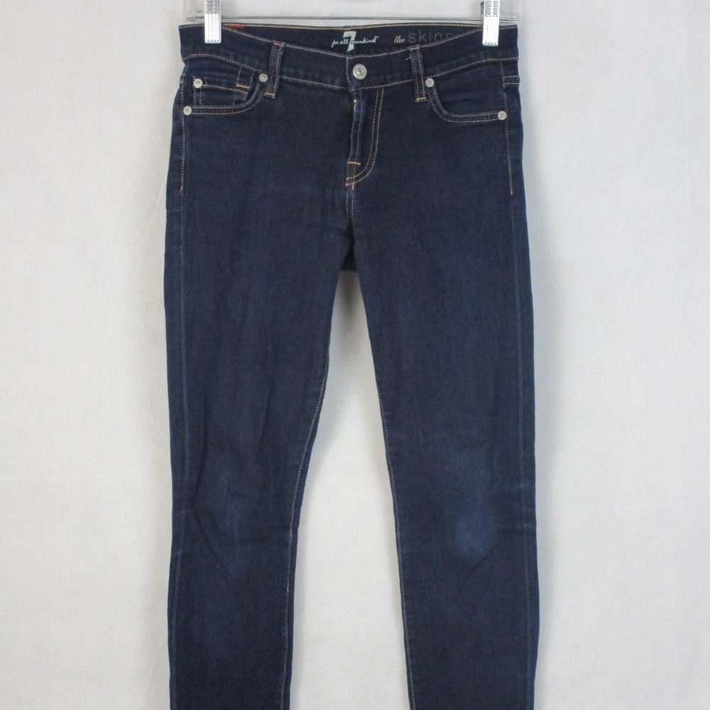 7 For All Mankind The Skinny Blue Stretch